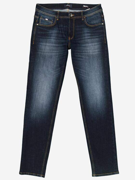 engbers Herren Super-Stretch-Jeans slim fit Indigoblau 37402