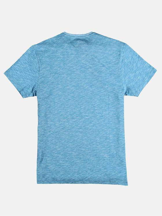 engbers Herren V-Neck T-Shirt Türkis 28909