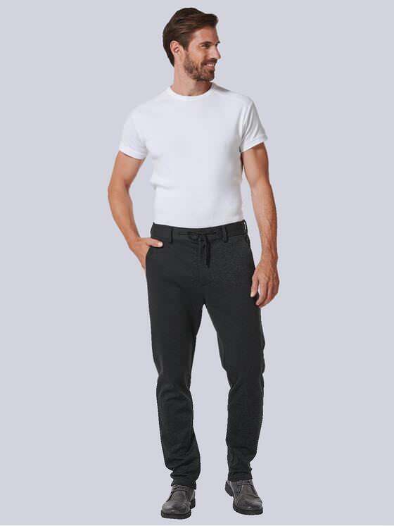 engbers Herren Chino mit Tunnelzug Grau 35482