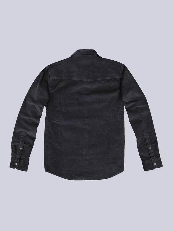 engbers Herren Overshirt aus Cord Anthrazit 33639