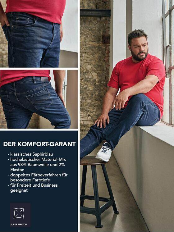 engbers Herren Jeans "My Favorite" Saphirblau 32533