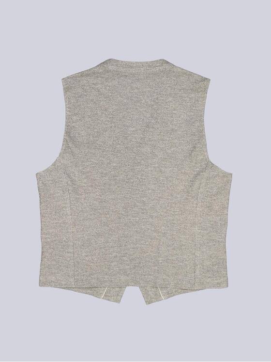 emilio adani Herren Sakko-Weste slim fit Beige 38236