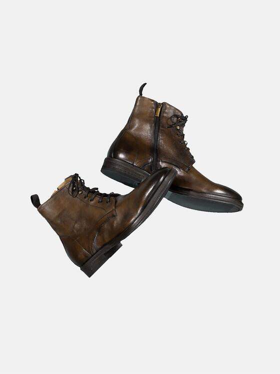 emilio adani Herren Boot mit seitlichem Reißverschluss Braun 33596