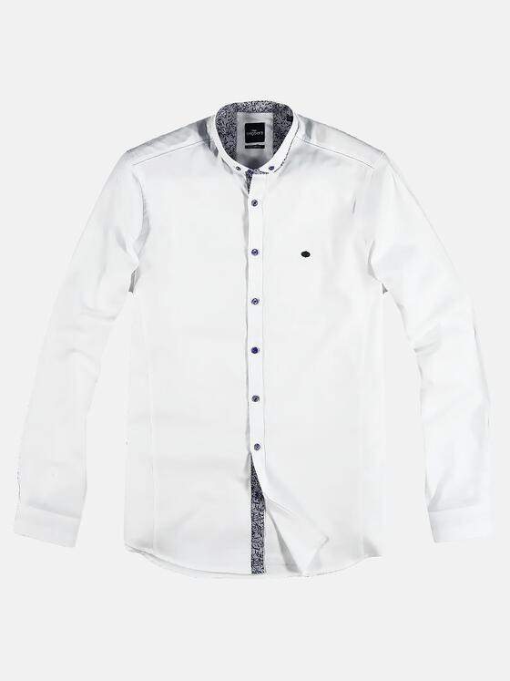 engbers Herren Hemd uni Reinweiss 28957