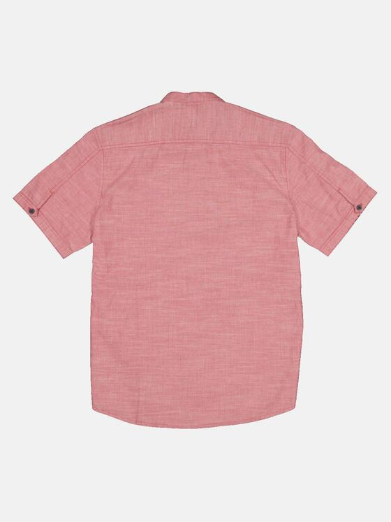 engbers Herren Kurzarm-Hemd uni Rot 33259