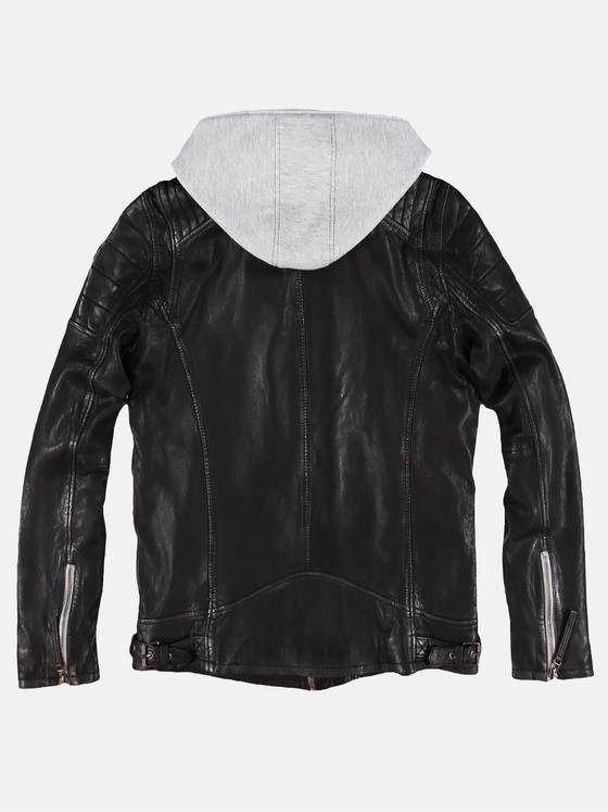 engbers Herren Individuell produzierte Lederjacke Schwarz 30215