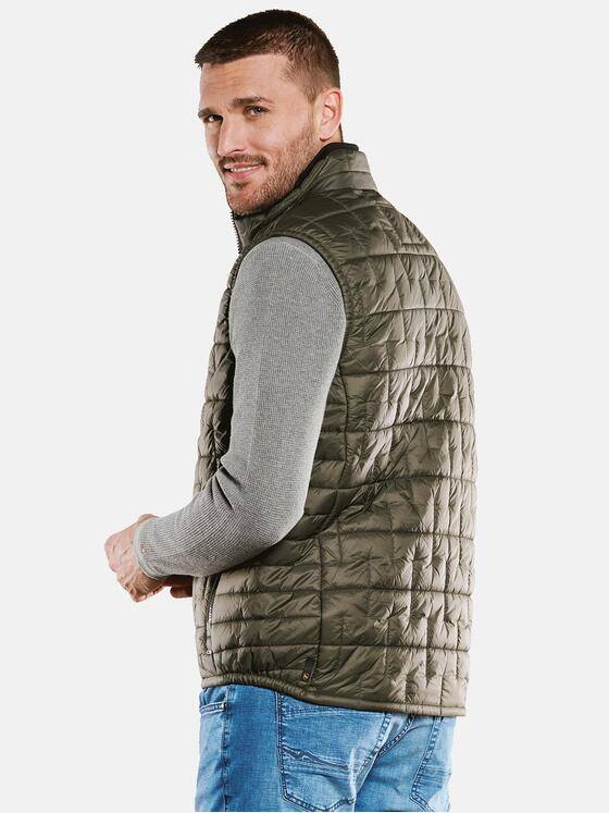 emilio adani Herren Weste Grün 33291