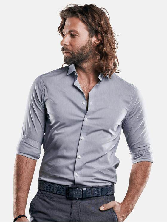 emilio adani Herren Classic Hemd Blau 29523