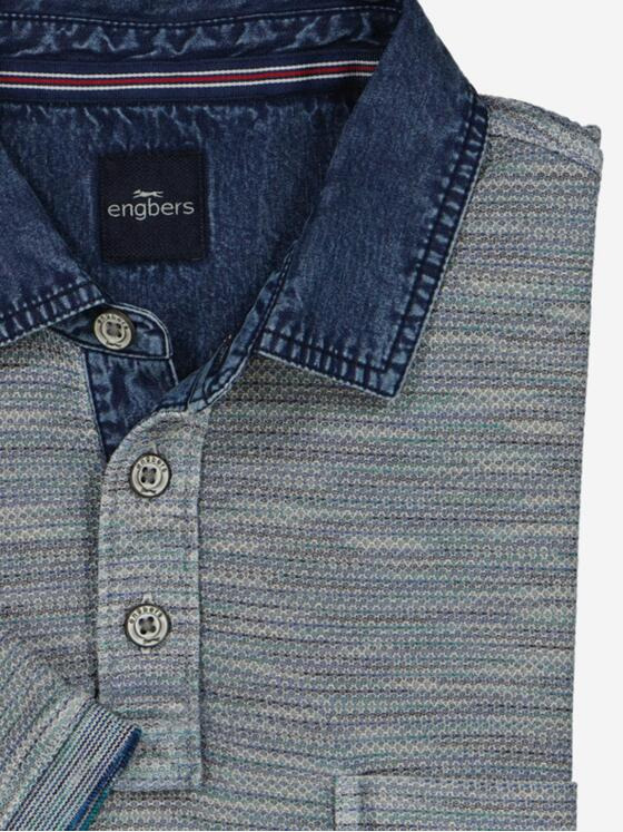 engbers Herren Polo-Shirt regular Grau 36796