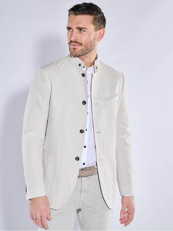 emilio adani Herren Freizeit-Sakko slim fit Weiß 38428