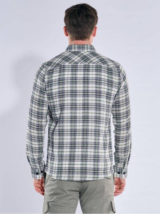 engbers Herren Kerniges Overshirt aus Leno-Ware Brilliantblau 40546