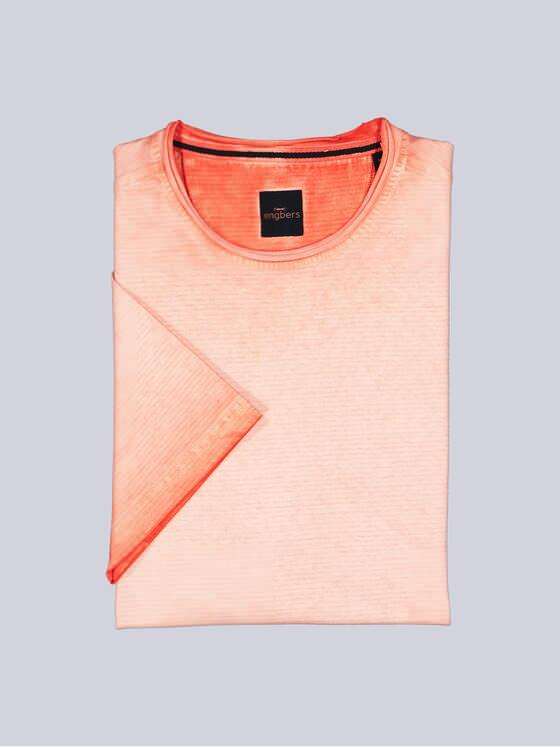engbers Herren T-Shirt gestreift Orange 38977