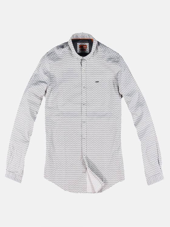 emilio adani Herren Hemd langarm Blau 30932