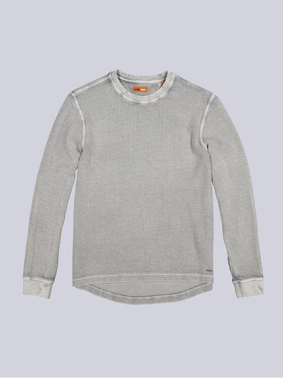 emilio adani Herren Sweatshirt uni Grau 35624