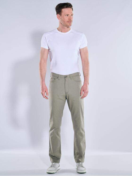 engbers Herren 5-Pocket-Hose regular Oliv 39109