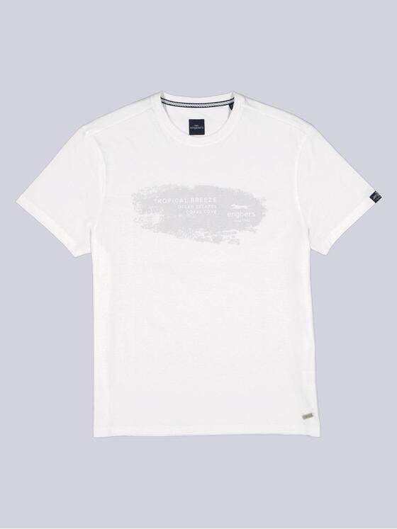 engbers Herren T-Shirt regular Reinweiss 38980