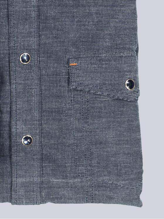 engbers Herren Langarm-Hemd uni Blau 35544