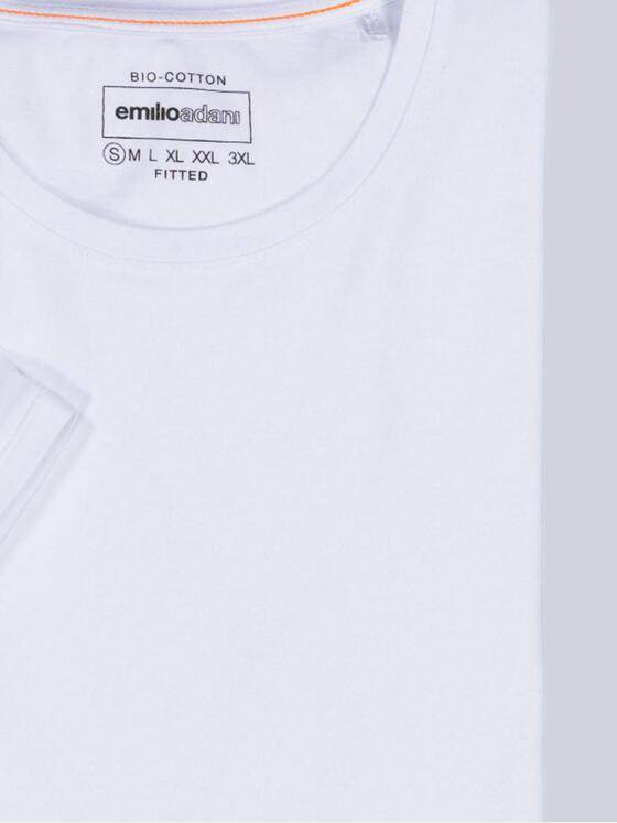 emilio adani Herren T-Shirt "My Favorite" Reinweiss 32782