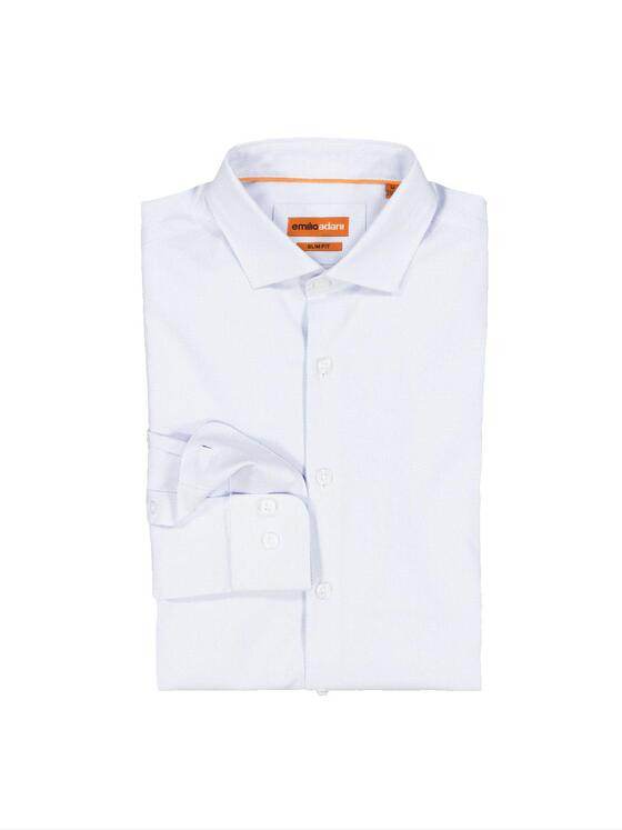 emilio adani Herren Langarm-Hemd "My Favorite" Blau 36207