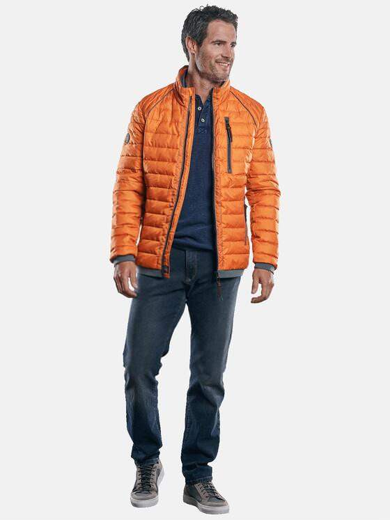 engbers Herren Auffällige Steppjacke Blutorange 30166