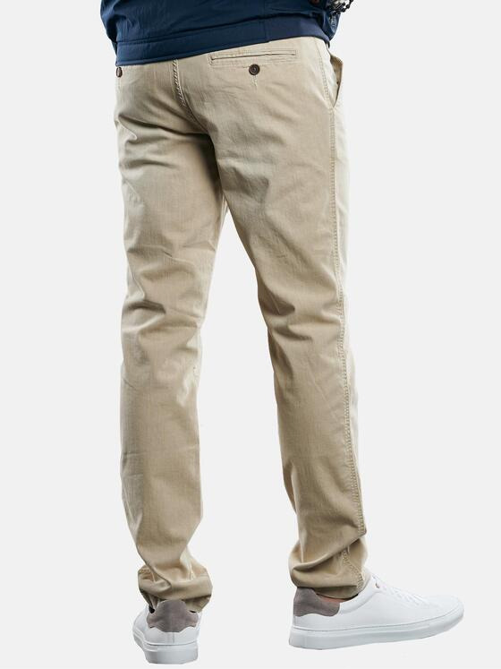 emilio adani Herren Elastische Chino Denim Beige 29278