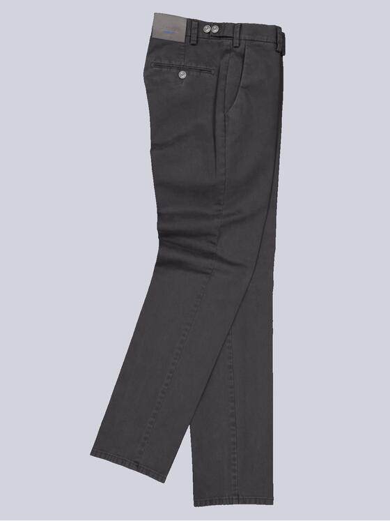 ENGBERS GERMANY Herren Chino mit innovativer Warenoberfläche Anthrazit 33540