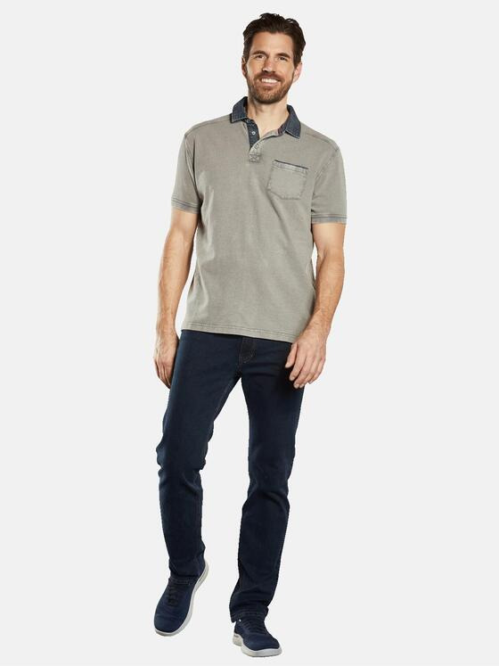 engbers Herren Polo-Shirt aus Baumwolle Grau 34541
