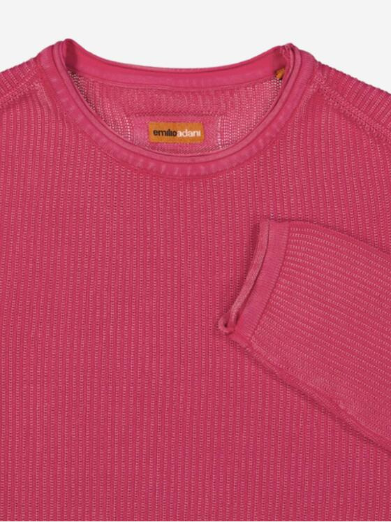 emilio adani Herren Pullover strukturiert Violett 37327