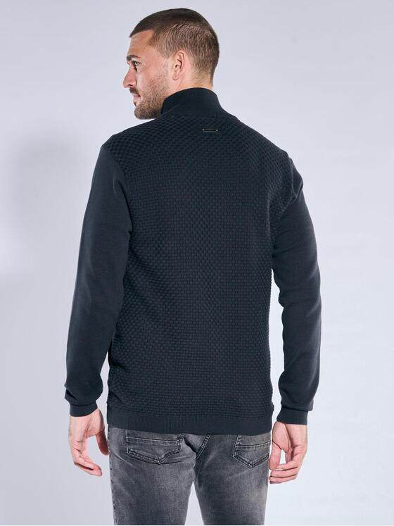 emilio adani Herren Cardigan Schwarz 39919