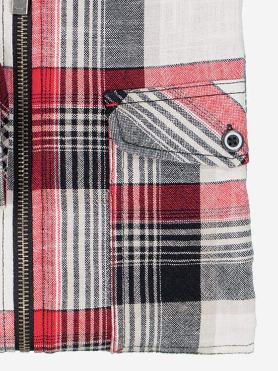 engbers Herren Overshirt kariert Rot 38229