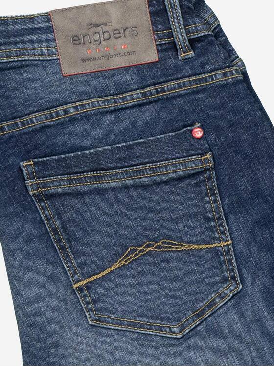 engbers Herren Super-Stretch-Jeans regular Blau 37191