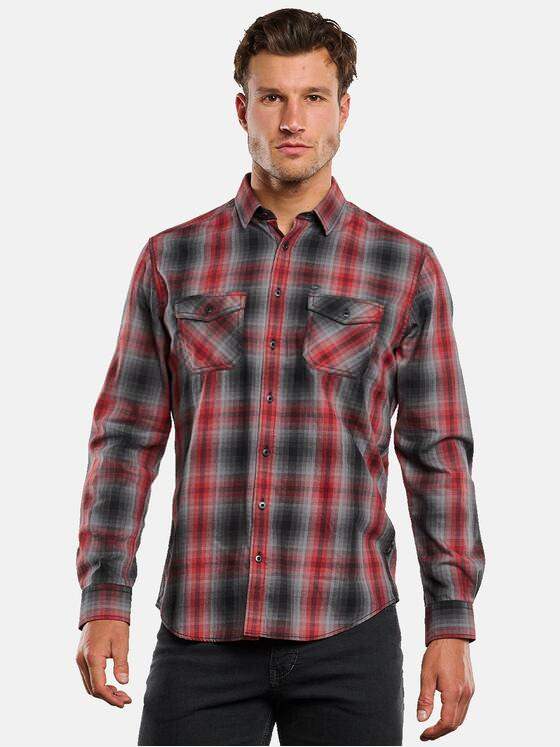 engbers Herren Karohemd Feuerrot 33632