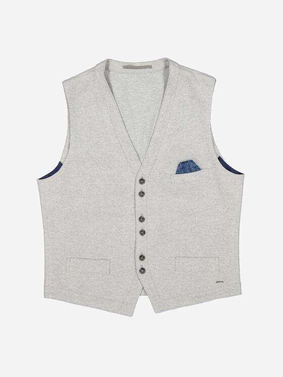 engbers Herren Sakko-Weste ungefüttert Hellgrau 36493