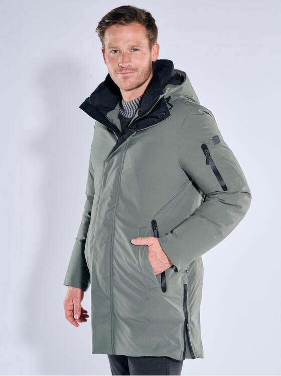 ENGBERS GERMANY Herren Jacke mit Funktionsdetails Gruen 39316