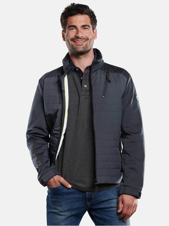 engbers Herren Jacke im Materialmix Blau 31752