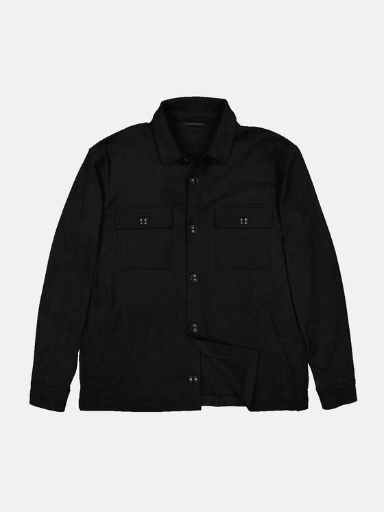 emilio adani Herren Blouson-Jacke regular Schwarz 36380