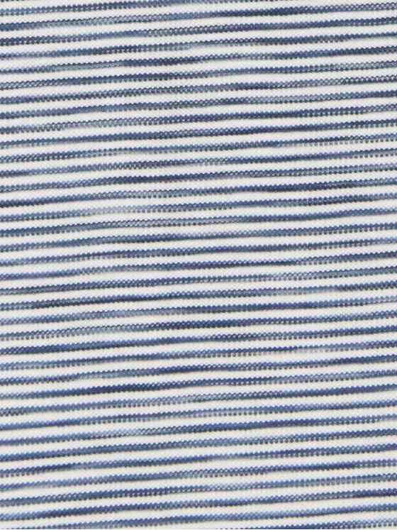 emilio adani Herren Dezent gestreiftes Kurzarmhemd Blau 29921
