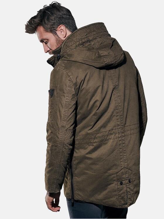 emilio adani Herren Stylische Winterjacke Braun 30765