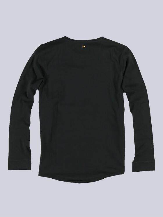 emilio adani Herren Langarm-Shirt "My Favorite" Schwarz 33483