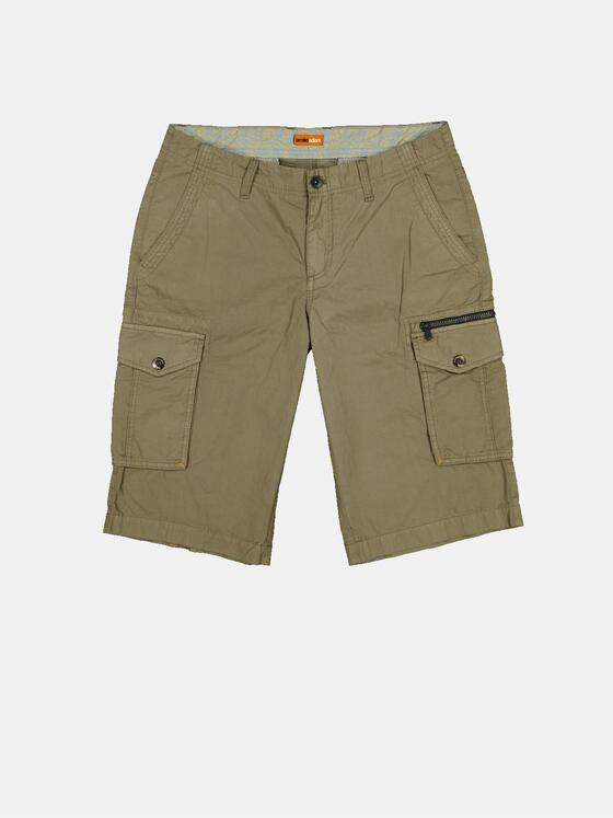 emilio adani Herren Cargo-Bermuda Grün 33199