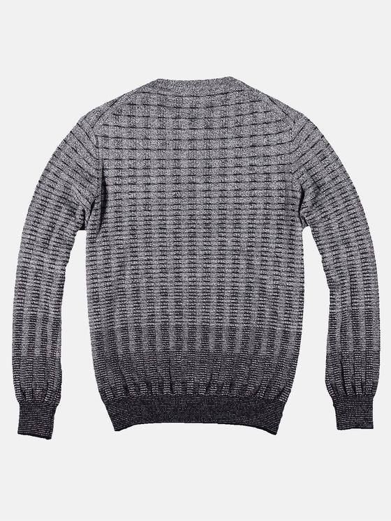 emilio adani Herren Mehrfarbiger Rundhalspullover Blau 30428