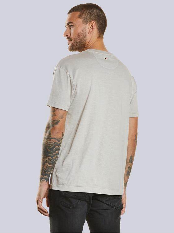 emilio adani Herren T-Shirt uni Beige 34550