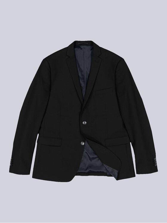 emilio adani Herren Anzug-Sakko slim fit Schwarz 36483