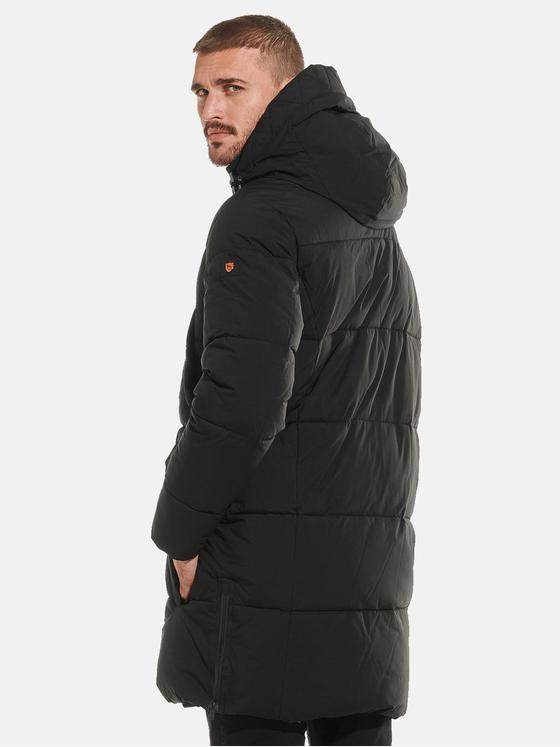 emilio adani Herren Steppmantel Schwarz 32310