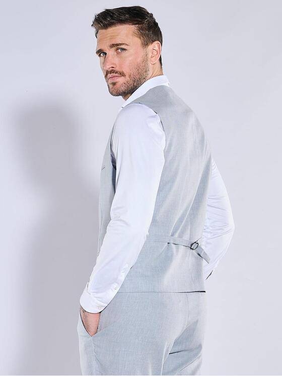 emilio adani Herren Sakko-Weste slim fit Blau 38465