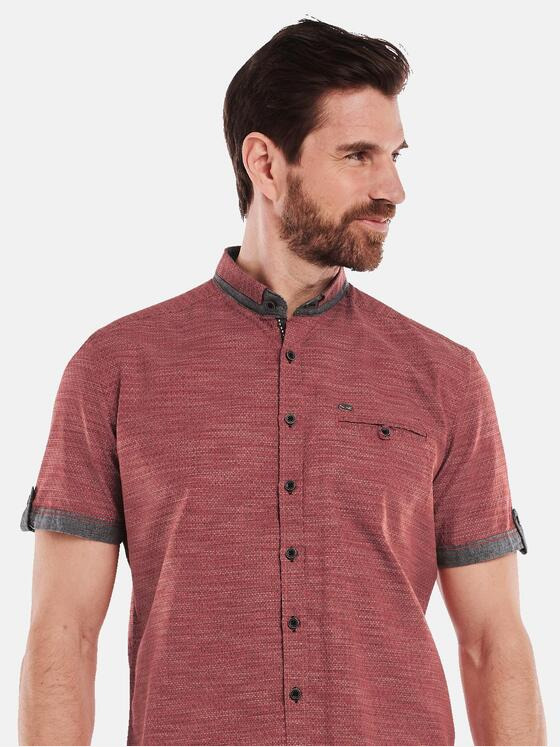 engbers Herren Hemd kurzarm Rot 34274