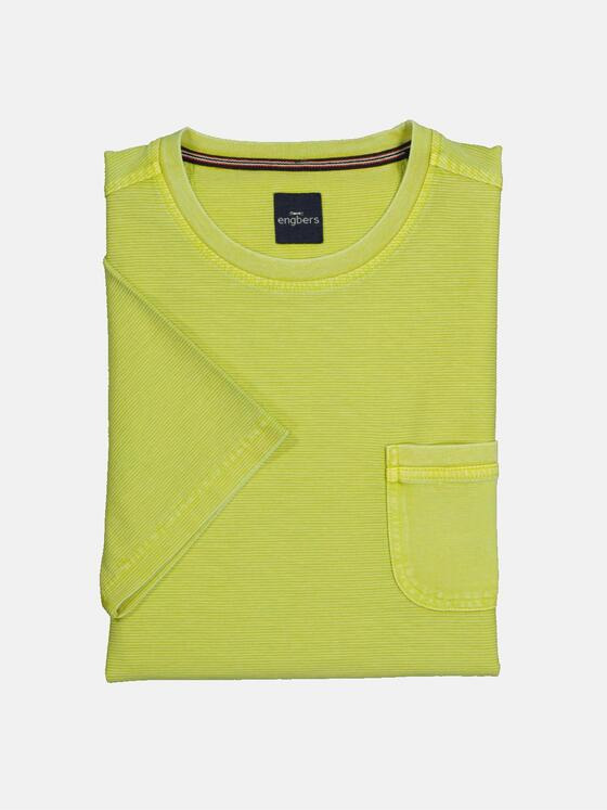 engbers Herren T-Shirt strukturiert Grün 36829