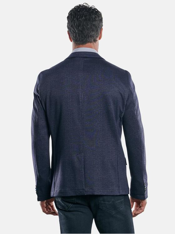 engbers Herren Sportives Karo-Sakko Saphirblau 30221