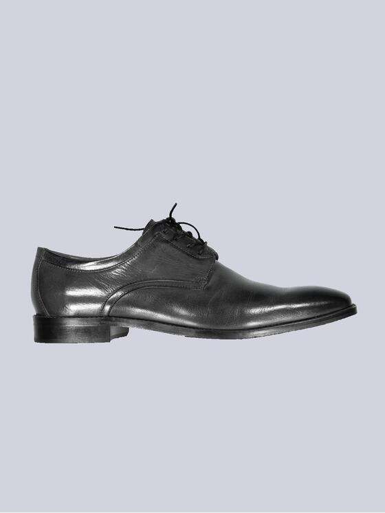 emilio adani Herren Business-Schuh aus Leder Grau 35700