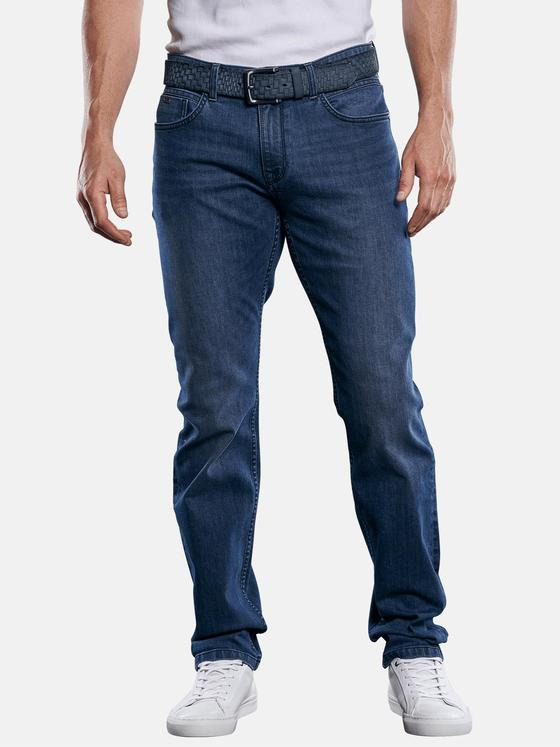engbers Herren Besonders elastische und leichte Jeans Blau 29699